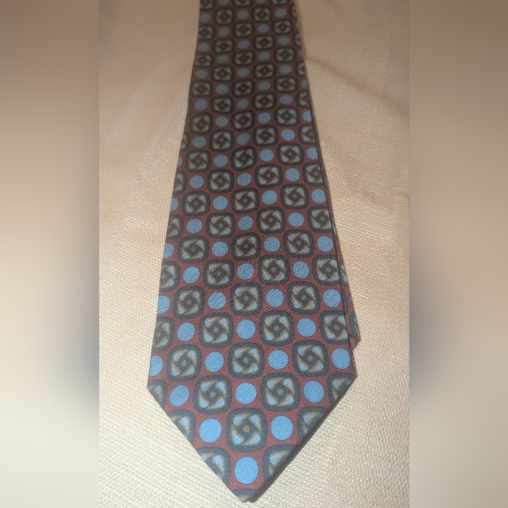 Vintage Georgio Armani green silk tie